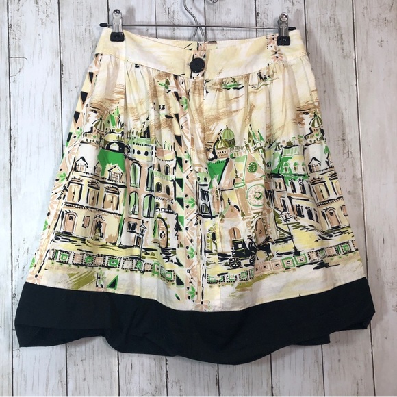 Zinc City Scape Lightweight Skirt 1 - Picture 2 of 5